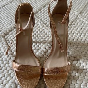 Glamorous rose Gold Heels